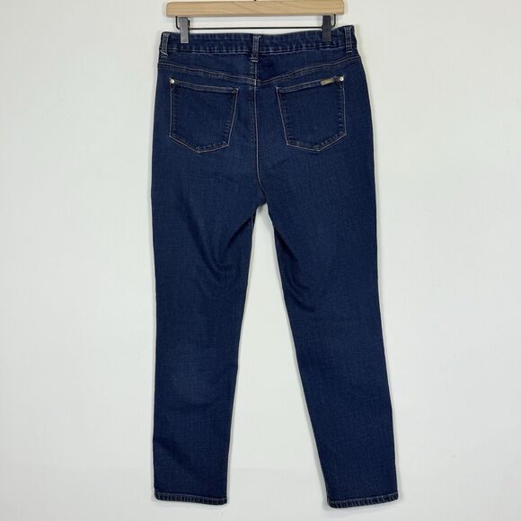 Chico's Medium Wash So Slimming Girlfriend Ankle Jeans Women's 0.5 Small 6 - Picture 3 of 6